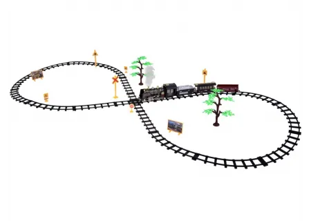 Remote Control Train Set w/ Realistic Water Smoke & Sounds