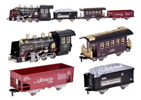 Remote Control Train Set w/ Realistic Water Smoke & Sounds