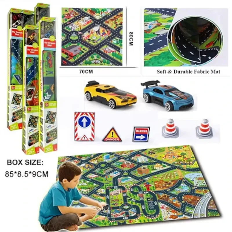 My Dream Mat with Die Cast Cars | Complete Playset My Dream Mat with Die Cast Cars | Complete Playset
