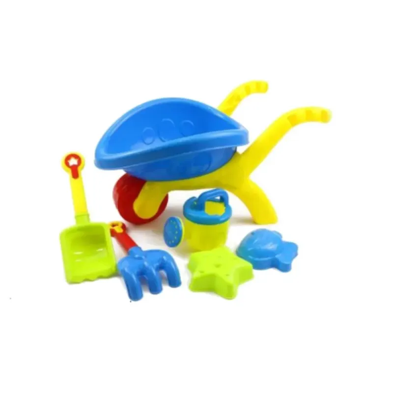Kid's Meshbag Pink/Blue Wheelbarrow with Accessories - Fun Outdoor Pla
