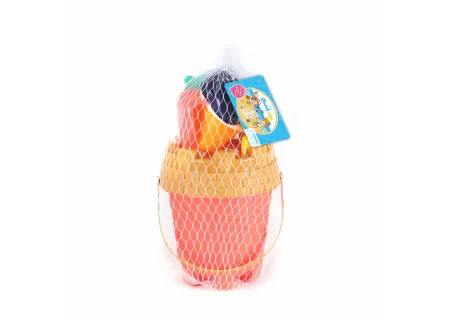 6-Piece Beach Bucket Set with Sand Strainer & Tools | Perfect for Kids