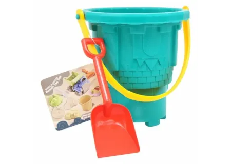 Large Hard Plastic Castle Bucket & Spade Set | The Ultimate Sandcastle
