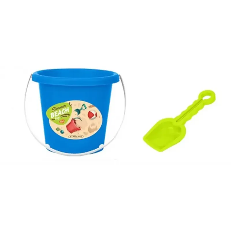 The Beach Bucket with Spade | Essential Sandcastle Kit The Beach Bucket with Spade | Essential Sandcastle Kit