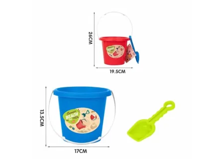 The Beach Bucket with Spade | Essential Sandcastle Kit