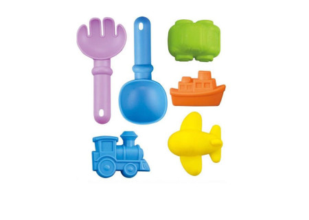 Beach Accessories Set - 6pcs Sand Play Toys