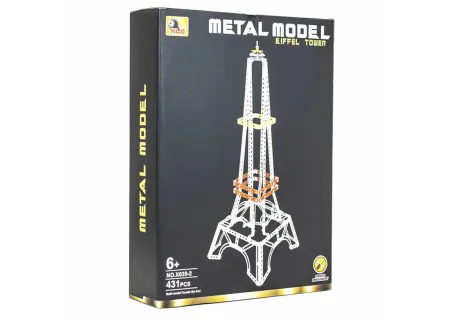Eiffel Tower 3D Metal Model Kit (431 Pcs) - Build Your Icon