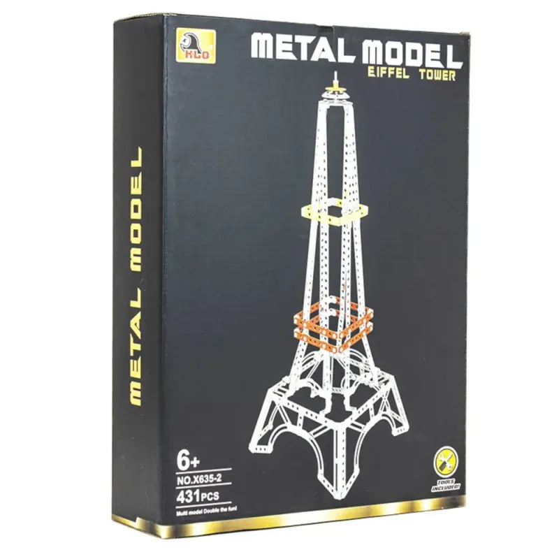 Eiffel Tower 3D Metal Model Kit (431 Pcs) - Build Your Icon
