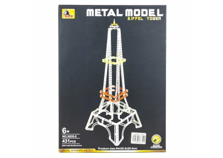 Eiffel Tower 3D Metal Model Kit (431 Pcs) - Build Your Icon