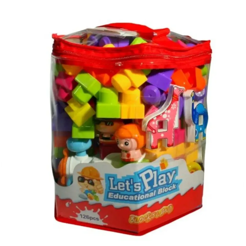 126-Piece Educational Blocks | Creative Kids Building Toy 126-Piece Educational Blocks | Creative Kids Building Toy