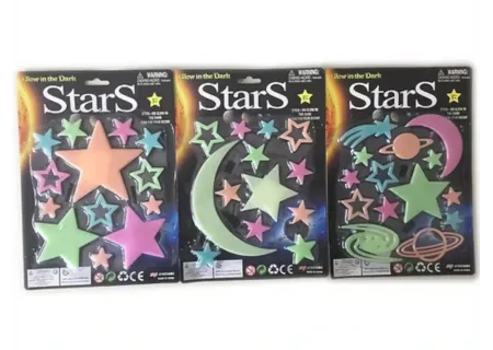 Glow in the Dark Stars 5 Pack for Nighttime Fun