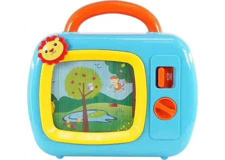Kids Wind-Up Music TV Toy – Assorted Colors & Soothing Melodies"
