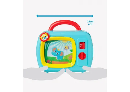 Kids Wind-Up Music TV Toy – Assorted Colors & Soothing Melodies"