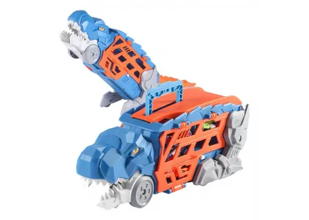 Dino Truck Carrier Toy with 3 Alloy Die-Cast Cars