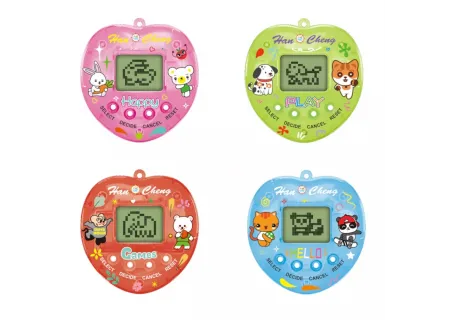 Heart-shaped Electronic Virtual Pet Game | Mini Handheld Tamagotchi