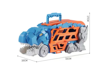 Dino Truck Carrier Toy with 3 Alloy Die-Cast Cars