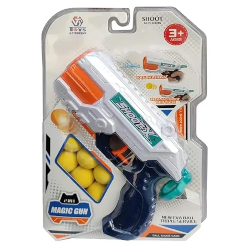 Magic 2 in 1 Water & Bullet Gun Medium
