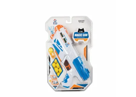 MAGIC GUN 2 IN 1: Soft Bullet & Water Blaster Toy for Kids | Dual Fun