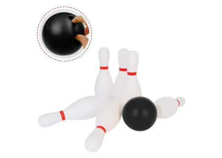 12pc White PVC Kids Bowling Set | Indoor & Outdoor Fun Game