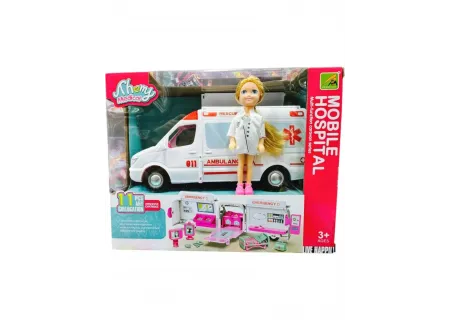 Toy Mobile Hospital Playset with Doll | Doctor Role-Play