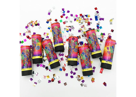 Kids Party Popper Confetti - 15.5cm | Fun Celebration Popper (12 pack)