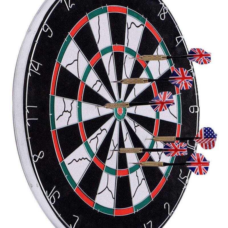 8-Inch Thick Dart Board – Durable Indoor & Outdoor Game Set