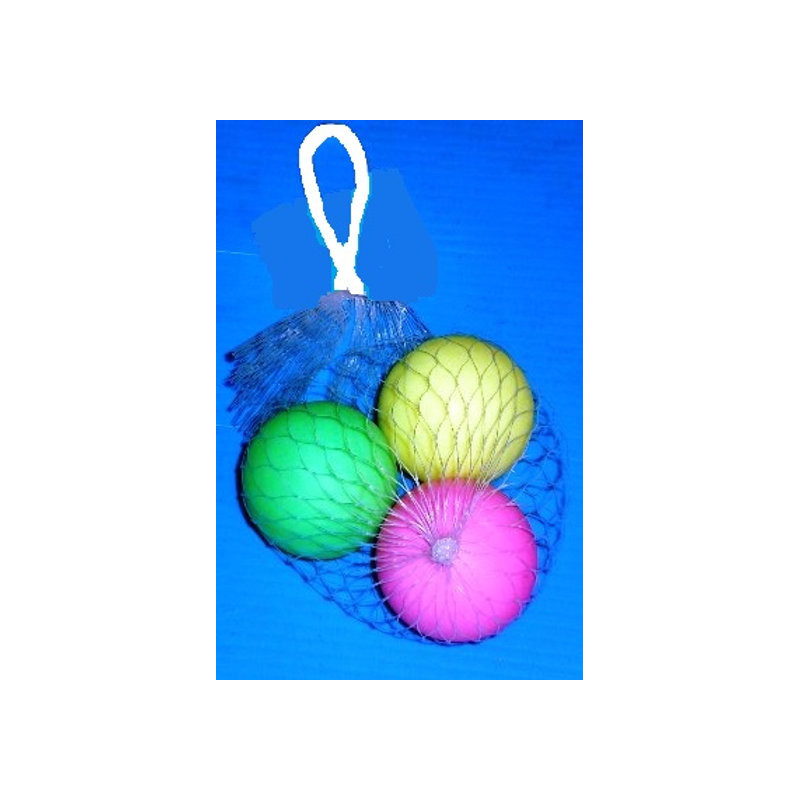 Small Rubber Balls - 3 Pack of Bouncing Fun Small Rubber Balls - 3 Pack of Bouncing Fun