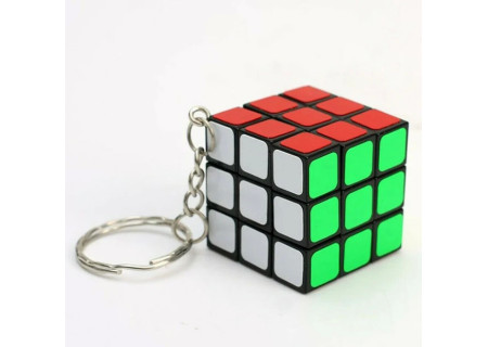 Rubik's Cube on Key Ring 3cm 12/Packet