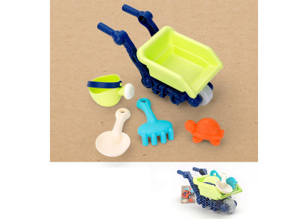 Small Wheelbarrow with Accessories - Green