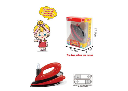 Red Iron with Water Spray - Battery Operated Fun