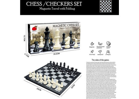Magnetic Chess Set for Portable Play