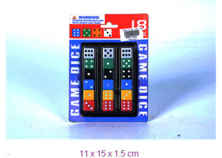 18-Card Dice Set for Game Night