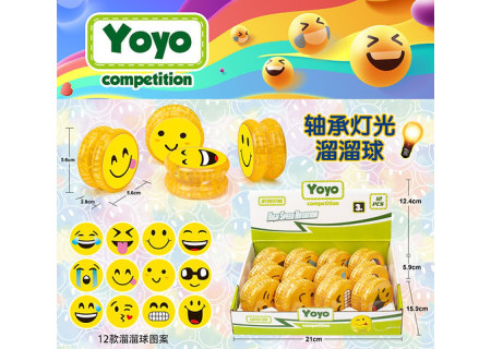 Light Up Smiley YoYo's for Fun Play