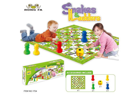 Giant EVA Snakes & Ladders Puzzle for Family Fun
