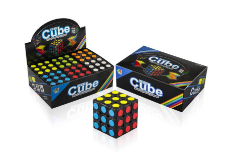 6-Pack Black Magic Cubes for Brain Teasers