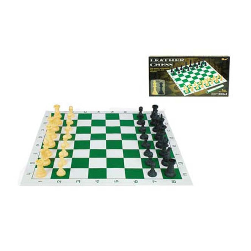 Leather Chess Set for Classic Play