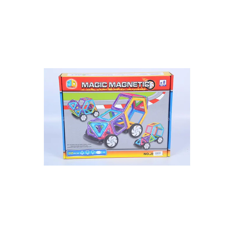 32-Piece Magic Magnetic Set for Creative Building 32-Piece Magic Magnetic Set for Creative Building