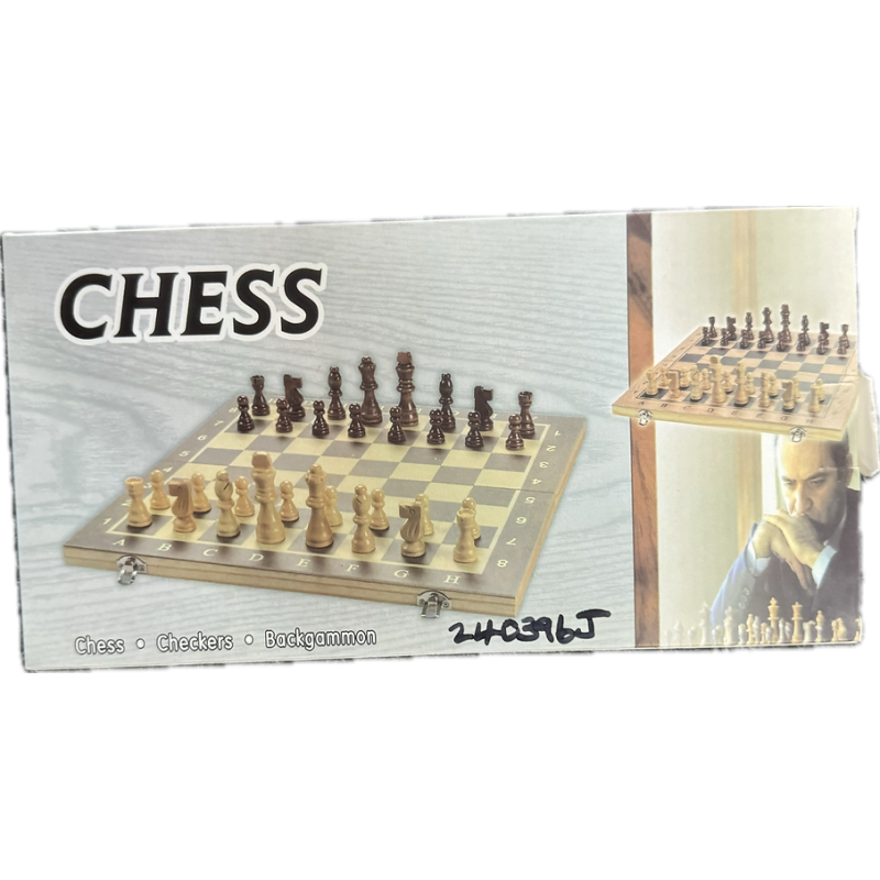 3 in 1 Chess, Checkers, Backgammon Set 3 in 1 Chess, Checkers, Backgammon Set