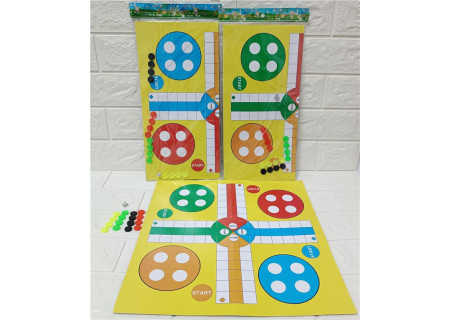 Snakes & Ladders/Ludo 2 in 1 Set for Family Fun