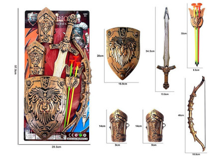Carded Warrior Weapon Series Set