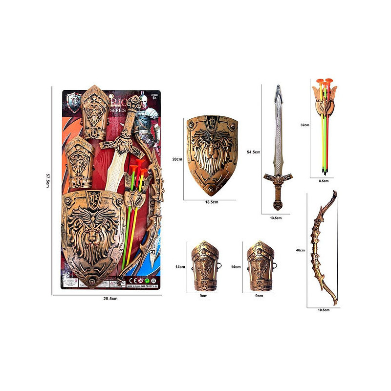 Carded Warrior Weapon Series Set Carded Warrior Weapon Series Set