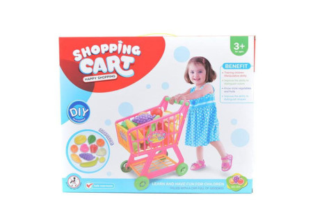 Shopping Cart with Food - Playset for Kids' Shopping Adventures