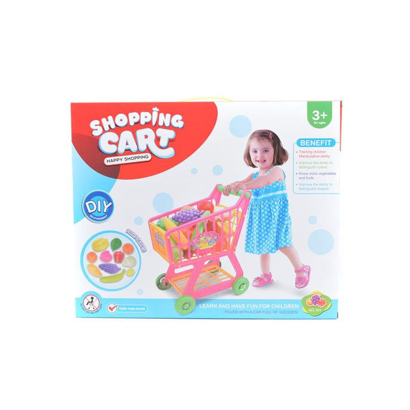 Shopping Cart with Food - Playset for Kids' Shopping Adventures Shopping Cart with Food - Playset for Kids' Shopping Adventures