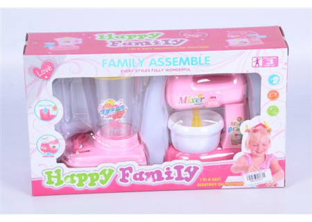 Happy Family Mixer and Blender Set - Fun Kitchen Play for Kids
