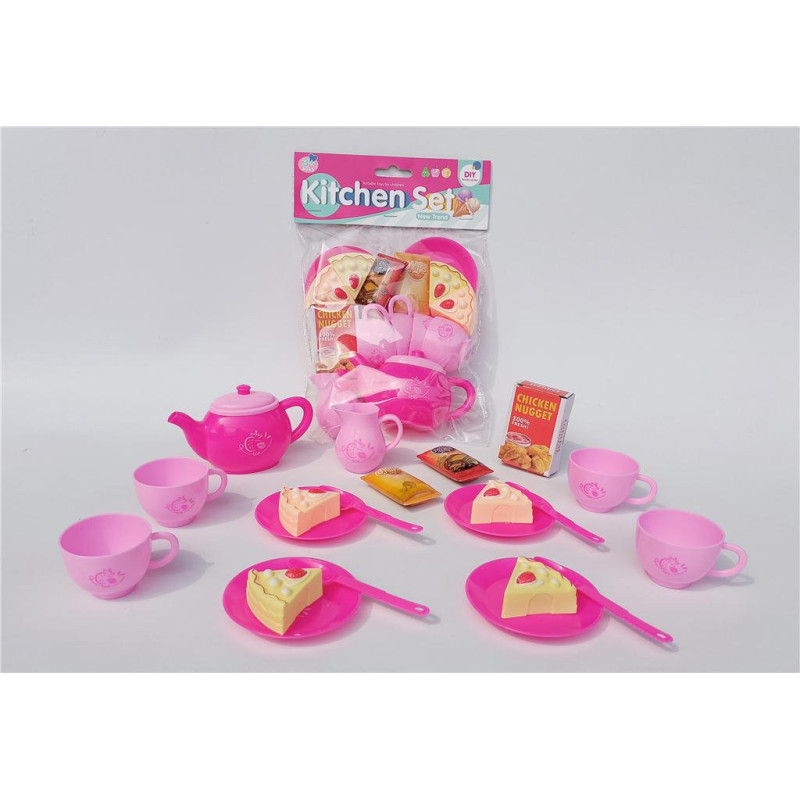 Kitchen Tea Set with Cakes - Complete Set for Kids' Tea Time Kitchen Tea Set with Cakes - Complete Set for Kids' Tea Time
