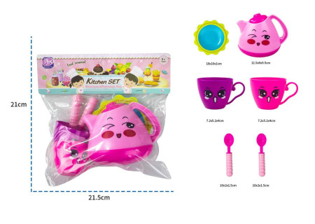 Pink Tea Set - PBH Complete Set for Kids' Tea Parties