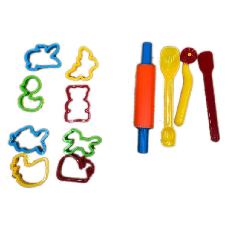 12-Piece Kids Baking Dough Play Set with Accessories – Creative Preten 12-Piece Kids Baking Dough Play Set with Accessories – Creative Preten