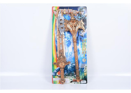 Carded Axe & Sword Set 57cm