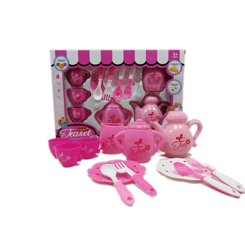 Pink Tea Set - Playset for Kids' Tea Parties Pink Tea Set - Playset for Kids' Tea Parties