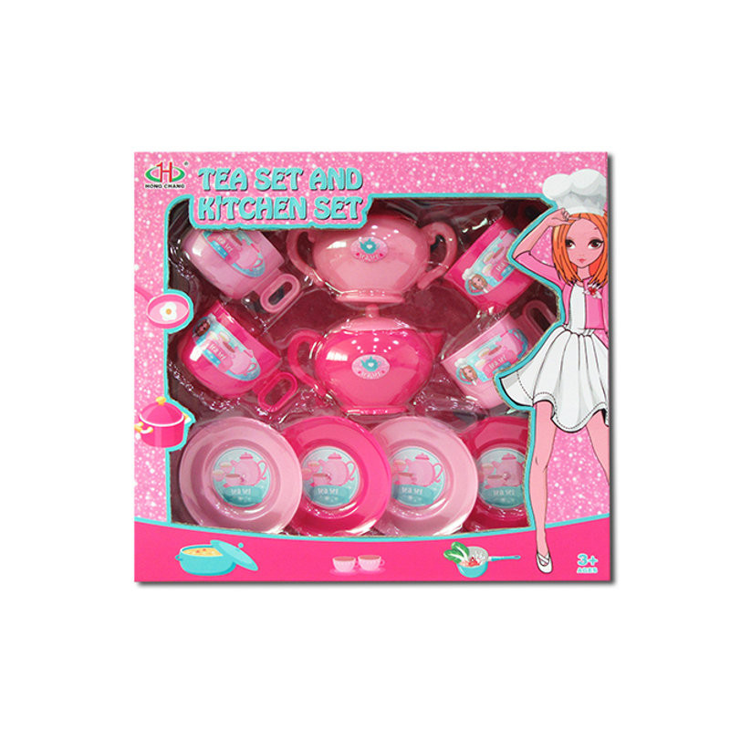 Tea Set and Kitchen Set - Playset for Kids Tea Set and Kitchen Set - Playset for Kids