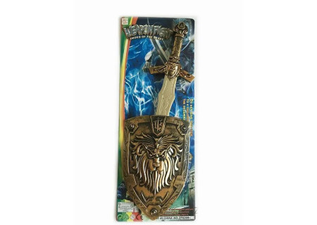 Carded Sword Weapon/Shield 58cm